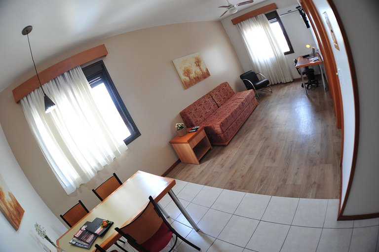 Apartamentos de um quarto com cama de casal